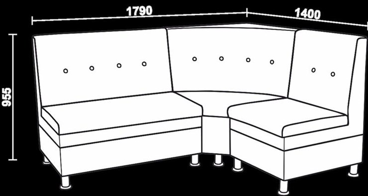 Кухонный диван Нео КМ-05 ДУ в Тюмени - изображение 2
